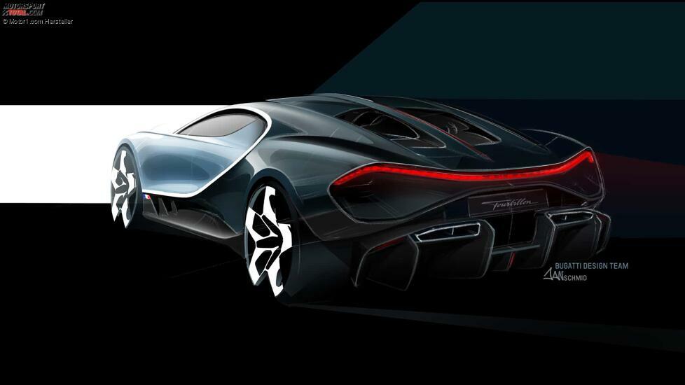 Bugatti Tourbillon-Skizze