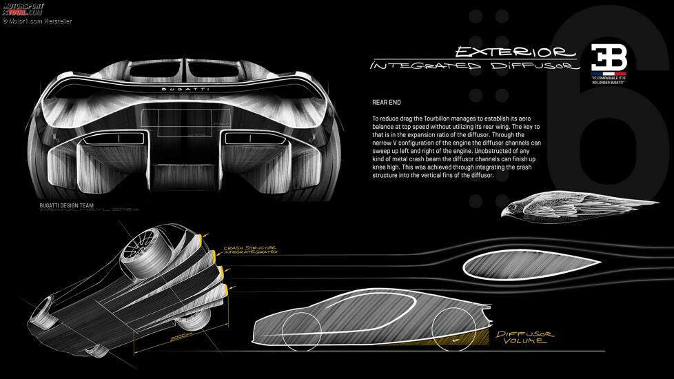 Bugatti Tourbillon-Skizze