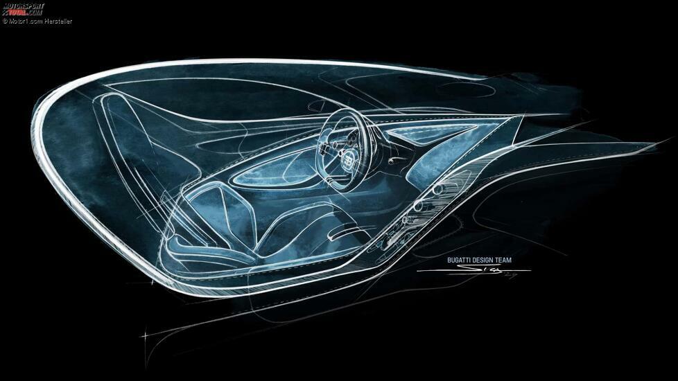 Bugatti Tourbillon-Skizze