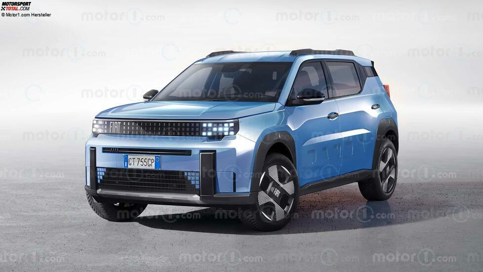 Fiat Giga Panda (2025), il render di Motor1.com