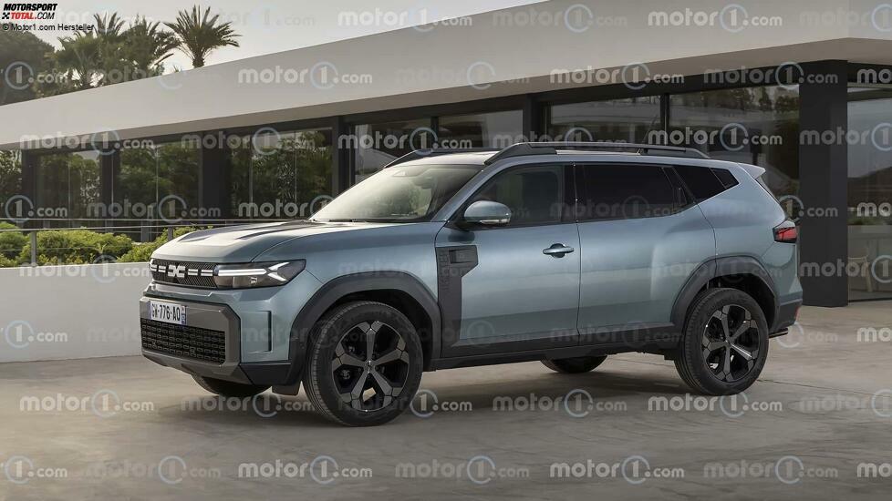 Dacia Bigster (2025), il render di Motor1.com