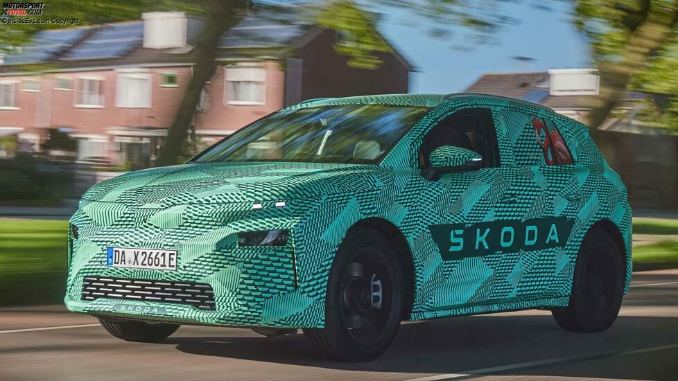 Skoda Elroq (2024) Covered Drive