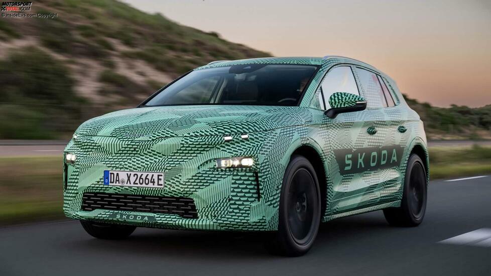 Skoda Elroq (2024) Covered Drive