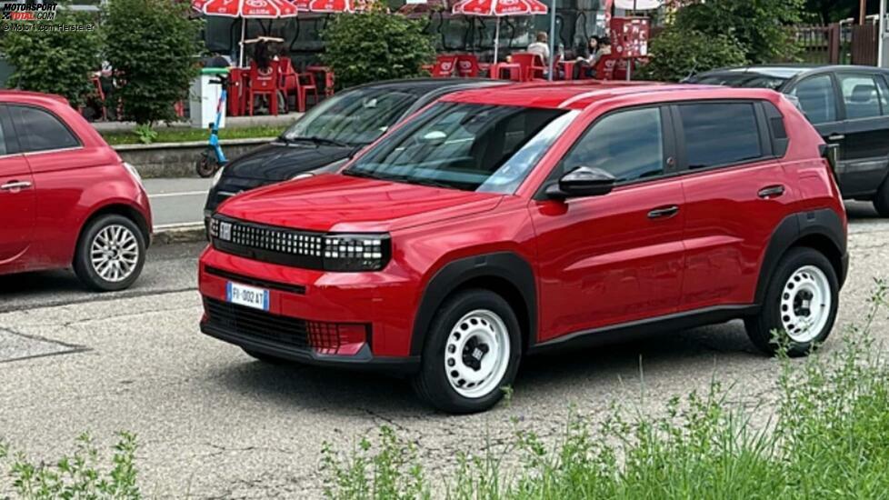 Fiat Grande Panda Red als Prototyp erwischt