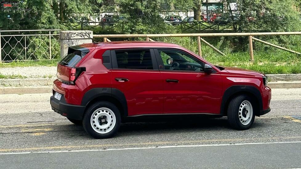 Fiat Grande Panda Red als Prototyp erwischt