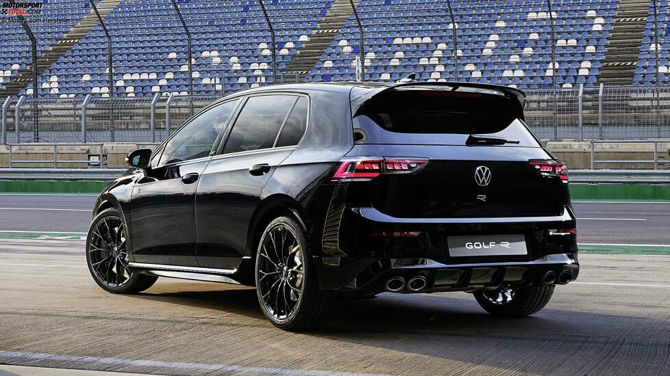 Volkswagen Golf R, la vista di tre quarti posteriore
