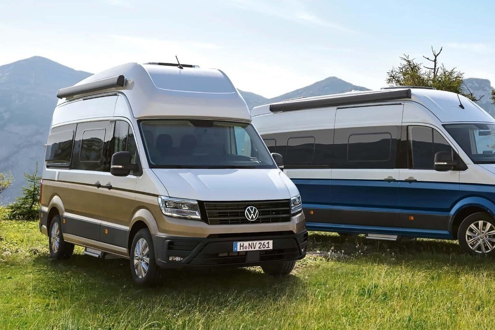 Auch die Wohnmobile kommen in den Genuss des Crafter-Facelifts
