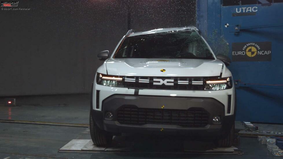 Neuer Dacia Duster im EuroNCAP-Crashtest (Juli 2024)