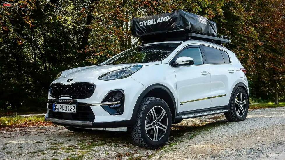 Kia Sportage mit Dachzelt im Test