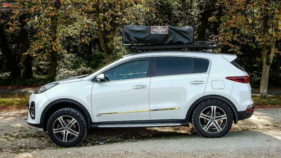 Kia Sportage mit Dachzelt im Test