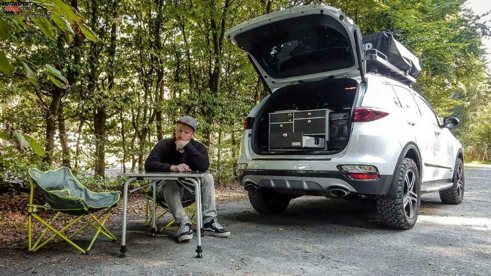 Kia Sportage mit Dachzelt im Test