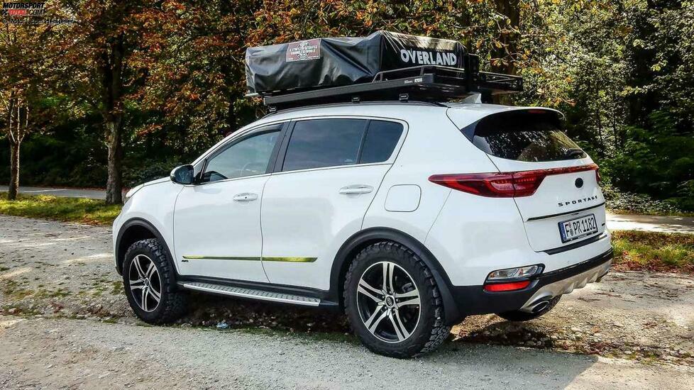 Kia Sportage mit Dachzelt im Test