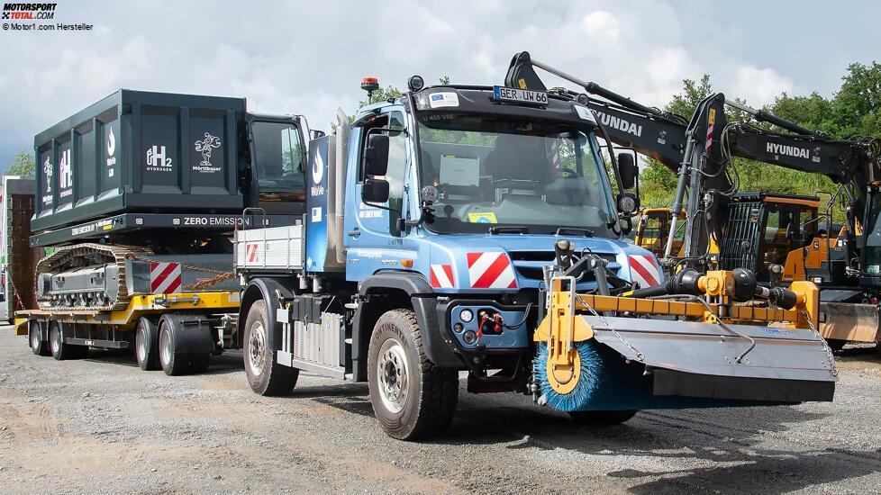 Unimog trifft Raupe: Erfolgreiches Entwicklungsprojekt für Wasserstoff-Verbrennungsmotor