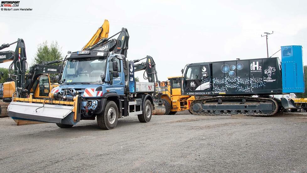 Unimog trifft Raupe: Erfolgreiches Entwicklungsprojekt für Wasserstoff-Verbrennungsmotor