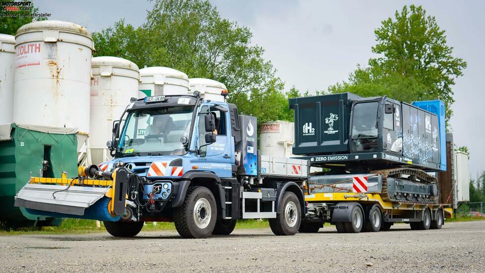 Unimog trifft Raupe: Erfolgreiches Entwicklungsprojekt für Wasserstoff-Verbrennungsmotor