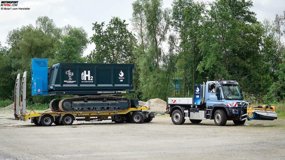 Unimog trifft Raupe: Erfolgreiches Entwicklungsprojekt für Wasserstoff-Verbrennungsmotor