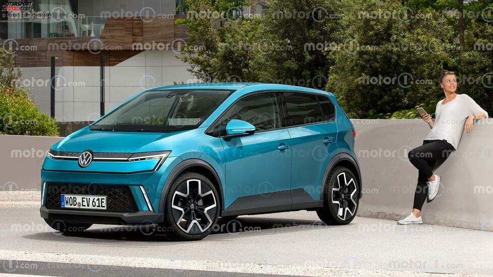 Volkswagen ID.1 (2027) im Rendering von Motor1.com
