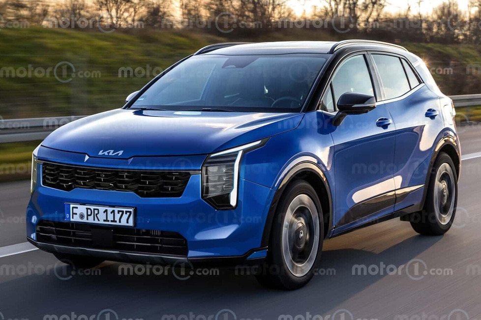 In den kommenden Monaten wird der Kia Sportage ein umfangreiches Facelift erfahren - Unser Rendering gibt einen Vorgeschmack darauf