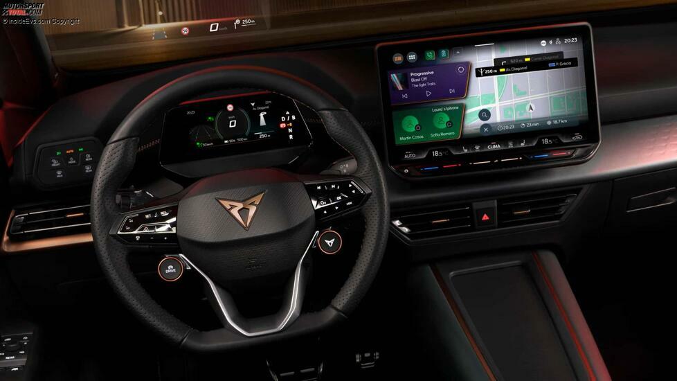 Cupra Born VZ (2024): Touchscreen und Lenkrad