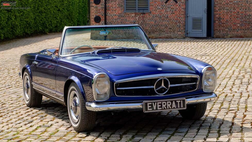 Everrati/Hemmels Mercedes SL (Elektroumbau): Ansicht von schräg vorne