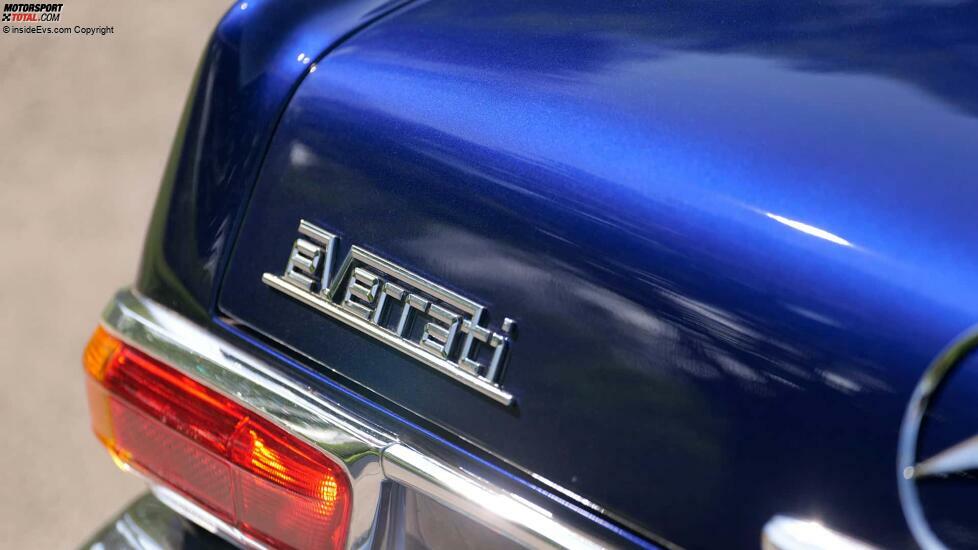 Everrati/Hemmels Mercedes SL (Elektroumbau): Schriftzug am Heck
