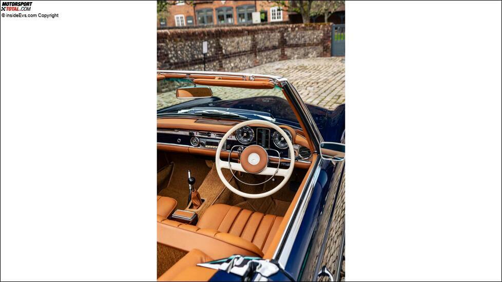 Everrati/Hemmels Mercedes SL (Elektroumbau): Das Cockpit