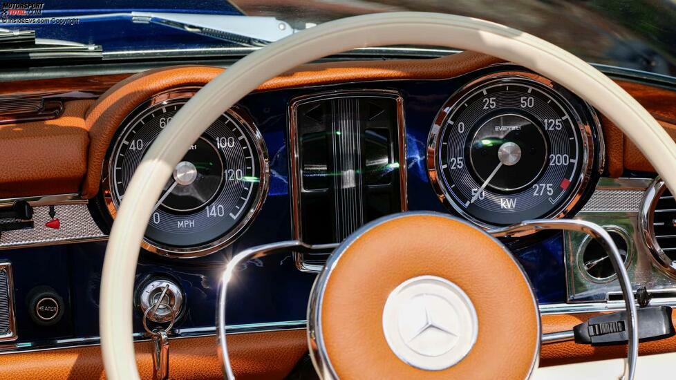 Everrati/Hemmels Mercedes SL (Elektroumbau): Das Cockpit
