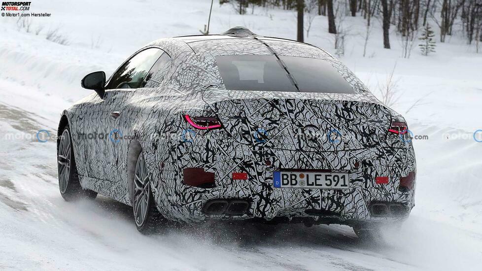 Mercedes-AMG CLE 63 Coupé Erlkönig vom März 2023