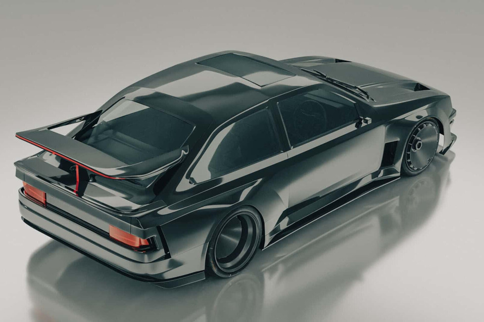 Der legendäre Ford Sierra RS500 wird in einem Restomod-Projekt zum wilden Biest im Carbon-Kleid - Mit dabei: Cosworth