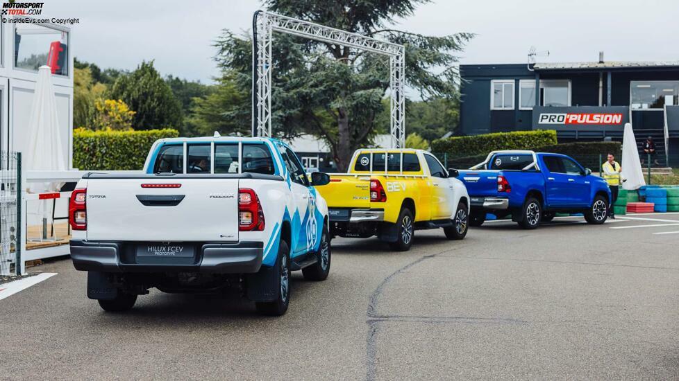 Toyota Hilux BEV und Hilux FCEV im Fahrbericht