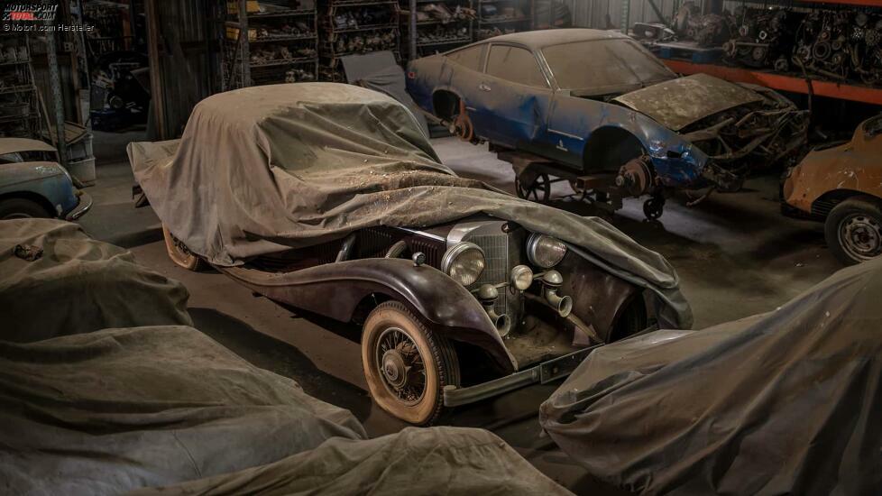 1935 Mercedes auf dem Schrottplatz: Die Sammlung Rudi Klein. Bildnachweis Robin Adams/RM Sotheby's