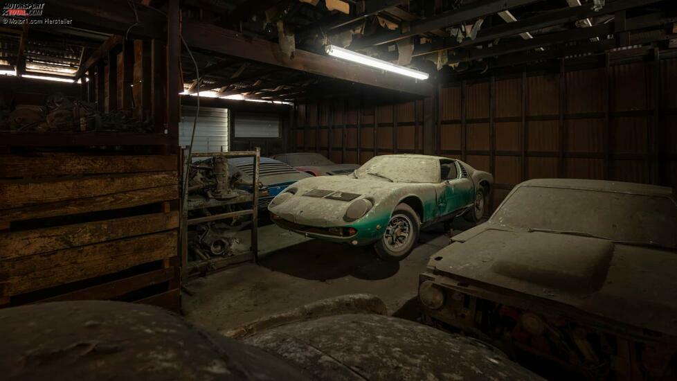 Lamborghini Miura auf dem Schrottplatz: Die Rudi Klein-Sammlung. Bildnachweis Robin Adams/RM Sotheby's