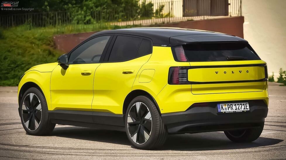 Volvo EX30 Single Extended Range Ultra (2024) in Moss Yellow im Test