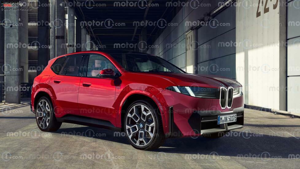 BMW iX5, der Motor1.com-Render