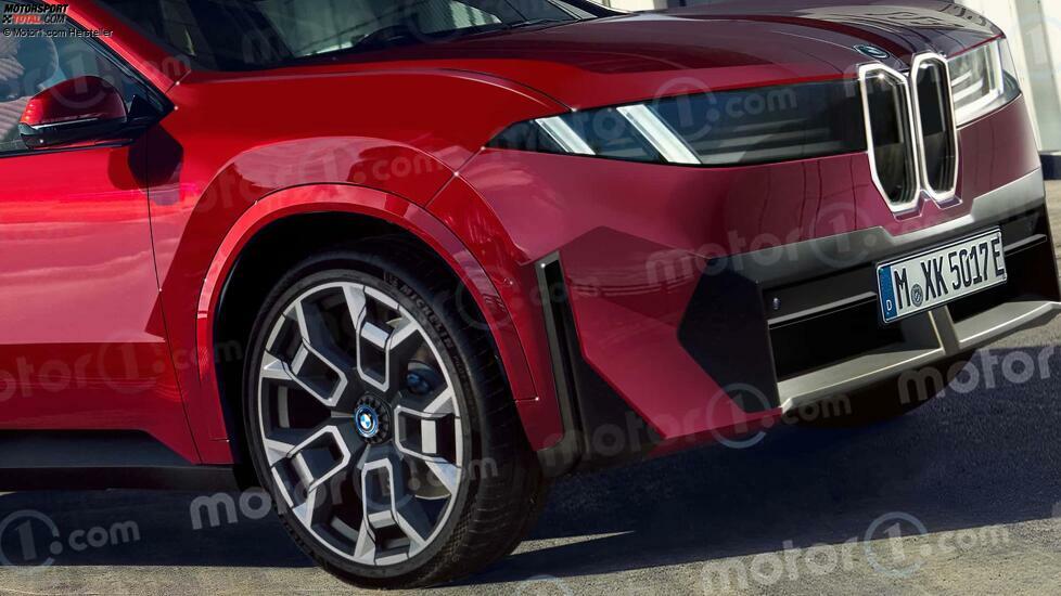 BMW iX5, der Motor1.com-Render