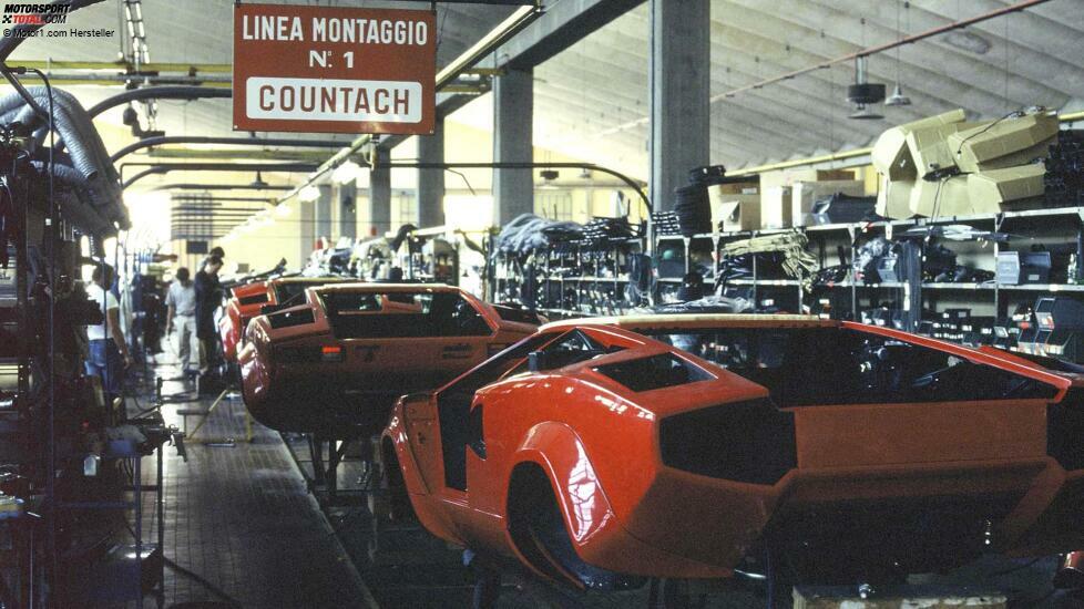 Vor 50 Jahren lief der erste Lamborghini Countach vom Band