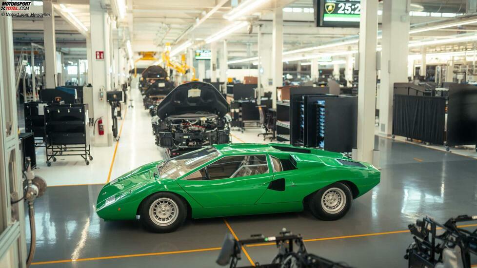 Vor 50 Jahren lief der erste Lamborghini Countach vom Band