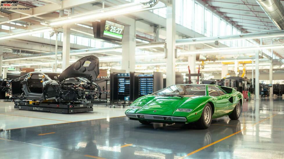 Vor 50 Jahren lief der erste Lamborghini Countach vom Band