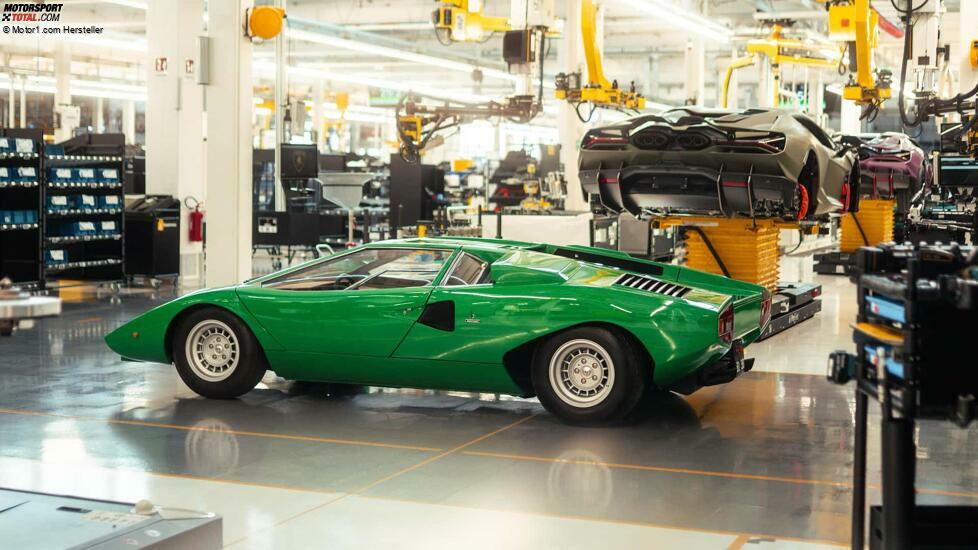 Vor 50 Jahren lief der erste Lamborghini Countach vom Band