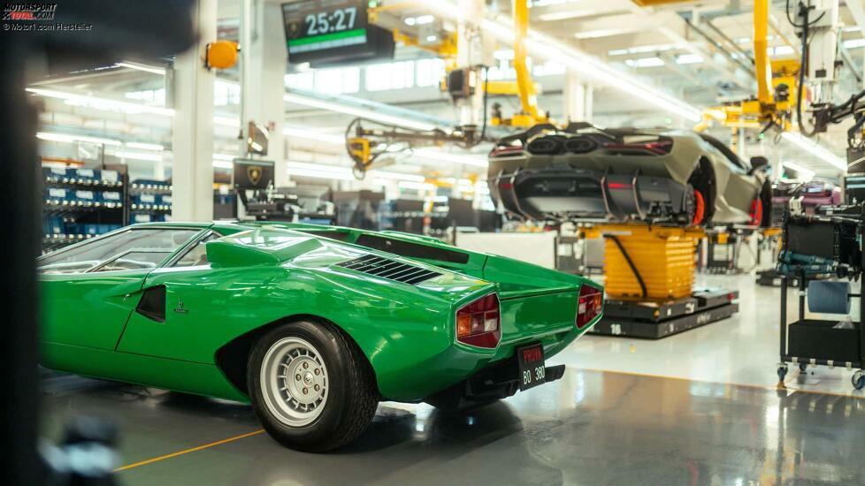 Vor 50 Jahren lief der erste Lamborghini Countach vom Band
