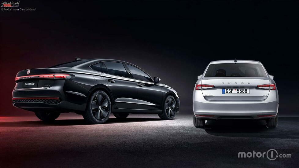 VW Passat Pro vs Skoda Superb Limousine
