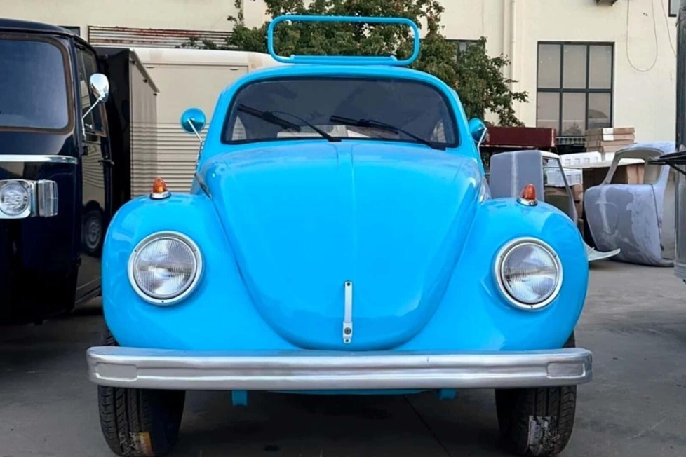 Der Wecan Beetle hat einen Elektromotor und wird für Hochzeiten und Promotionen eingesetzt