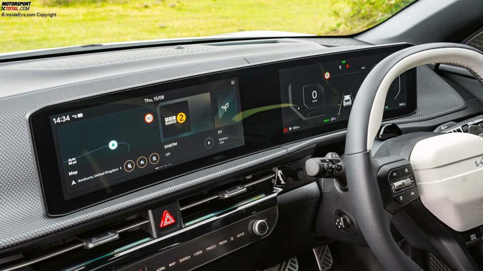 Kia EV6 als Rechtslenker (2025): Das Interieur