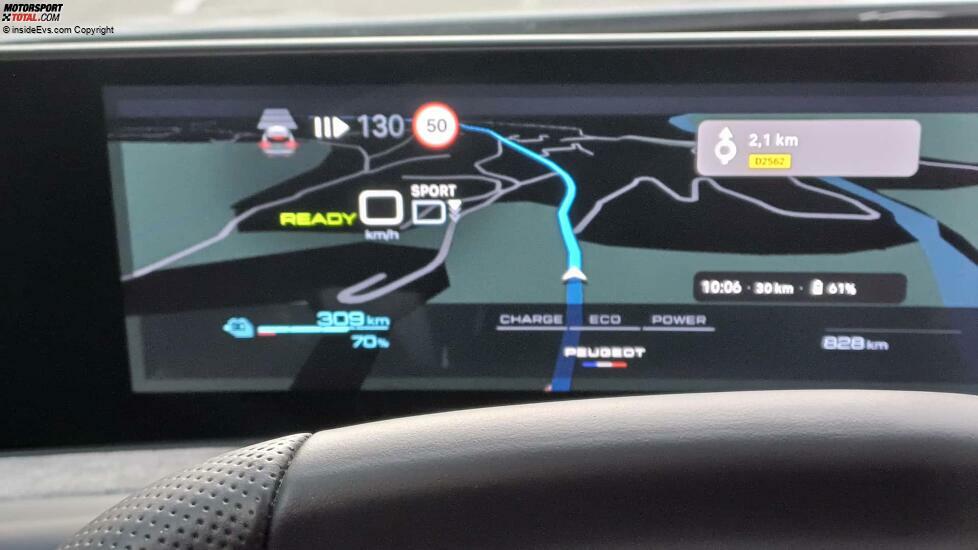 Peugeot E-3008 (2024): Instrumentendisplay