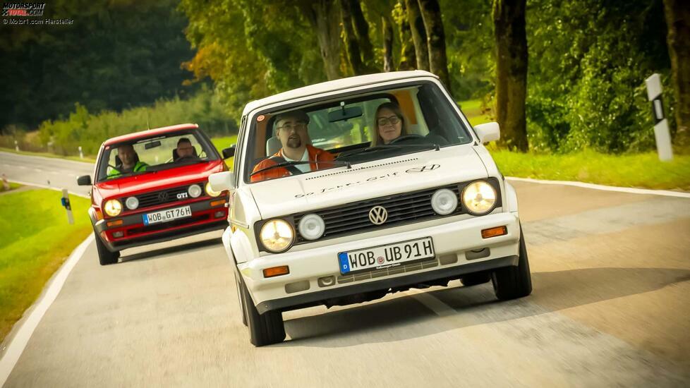 VW Golf I Cabrio (1991) bei der Creme 21 Rallye 2024