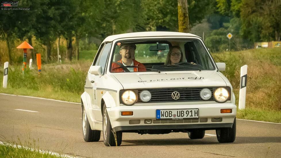 VW Golf I Cabrio (1991) bei der Creme 21 Rallye 2024
