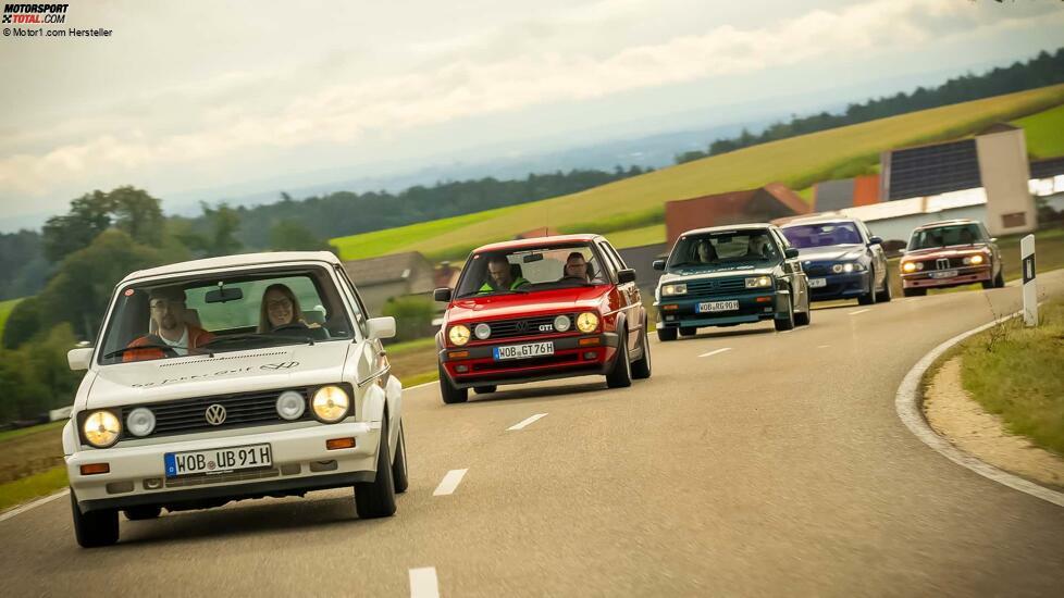 VW Golf I Cabrio (1991) bei der Creme 21 Rallye 2024
