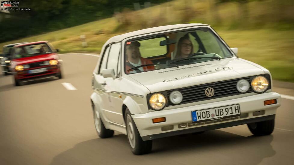 VW Golf I Cabrio (1991) bei der Creme 21 Rallye 2024