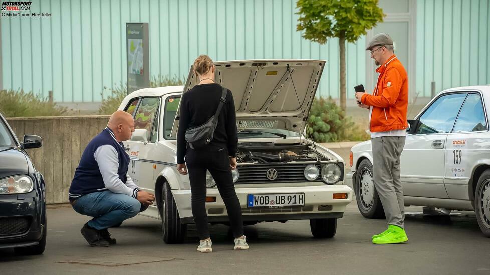 VW Golf I Cabrio (1991) bei der Creme 21 Rallye 2024