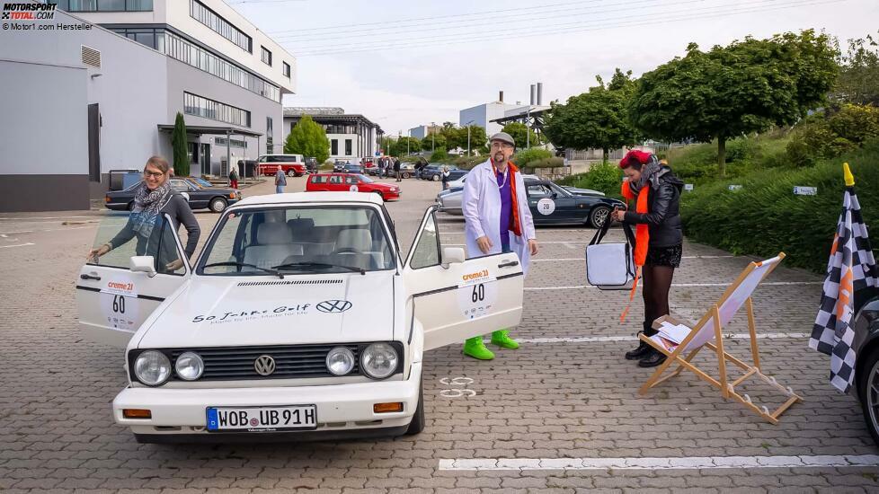 VW Golf I Cabrio (1991) bei der Creme 21 Rallye 2024